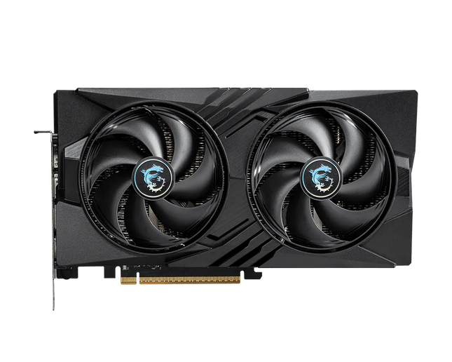 MSI GeForce RTX 5060 Gaming OC vista frontal con ventiladores duales