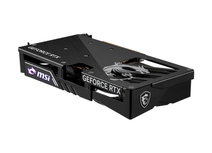 MSI RTX 5060 Gaming OC vista trasera con puertos de salida de video