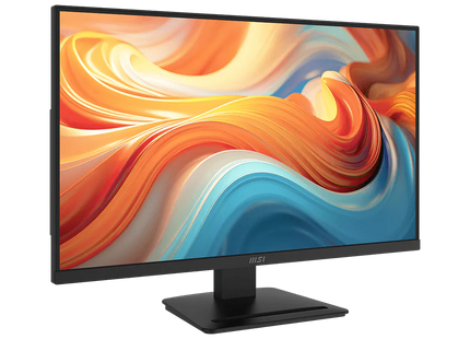 Vista lateral del monitor MSI PRO MP273L E14 con base ajustable