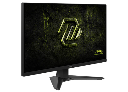 Monitor MSI MAG272F X24 240Hz vista lateral derecha con base ajustable