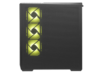 Case MSI MAG PANO 130R PZ vista posterior con conectores back-connect