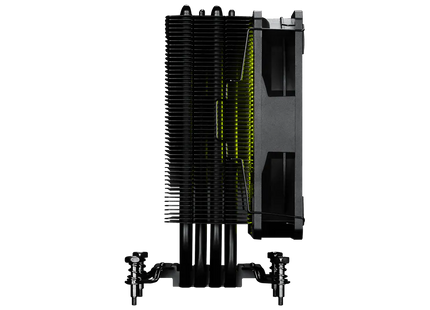 Cooler MSI MAG COREFROZR AA13 mostrando disipador de calor y aletas de aluminio