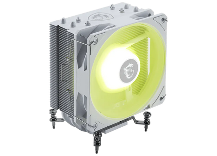 Sistema de enfriamiento MSI MAG COREFROZR AA13 mostrando disipador y aspas