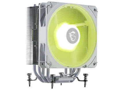 Enfriador MSI MAG COREFROZR AA13 blanco con ventilador 120mm vista frontal