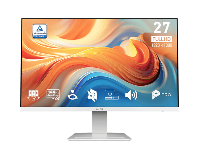 Monitor MSI PRO MP273W E14A 9S6-3PB4CH-266 | 27” | Full HD 1920 x 1080 | 144Hz | IPS | FreeSync