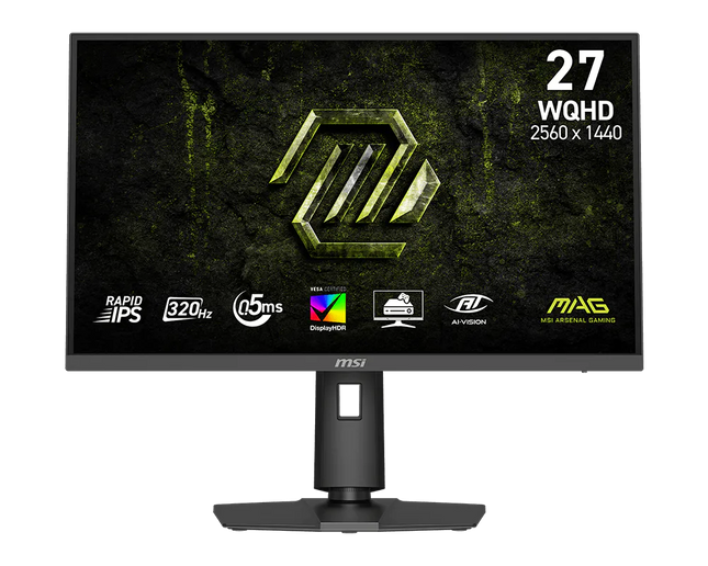 Monitor gaming MSI MAG 274QPF X32 vista frontal