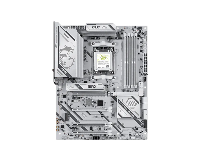 MSI MAG B850 Gaming Plus Max Wifi - vista angular