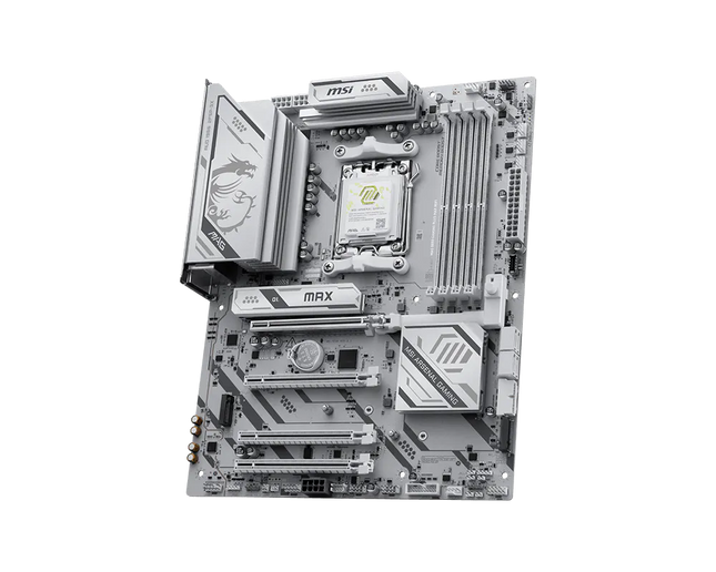 MSI MAG B850 Gaming Plus Max Wifi - detalle de disipadores