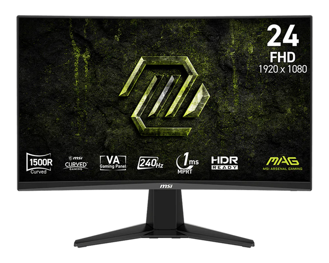 Monitor Gamer MSI MAG 245C X24 23.6" Full HD 180Hz Curvo