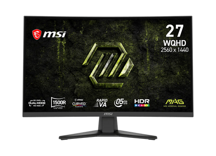Monitor Gamer MSI MAG 275CQDF X24 27" WQHD 180Hz Curvo