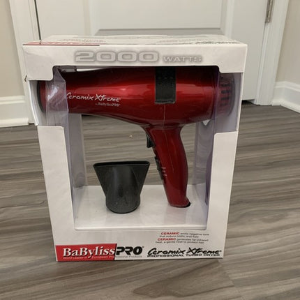 Secadora BaByliss Rápido | 2000W | Roja | Alta Potencia | Tecnología Avanzada
