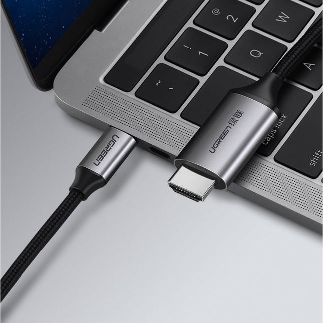 Cable UGREEN MM142 | USB-C a HDMI | 4K @60Hz | 1.5m | Plug & Play | Negro/Gris