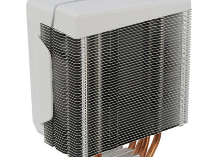 Abanico AeroCool Cylon 4F WH ARGB PWM 4P para CPU | Tecnología Heat Core Touch | 4 Tubos de Calor Térmico | Iluminación LED RGB | Blanco