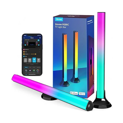 Barra de Luces Govee Smart Flow Pro RGBIC TV 55”-77” H6046 | Iluminación Reactiva | Control por App y Voz