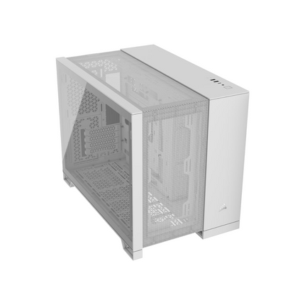 Case Gaming Corsair 2500D Airflow | Media Torre | Doble Cámara | Vidrio Templado | White