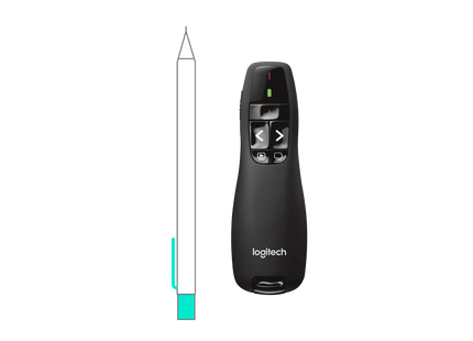 Logitech Presentador Inalámbrico Láser 15m, R400