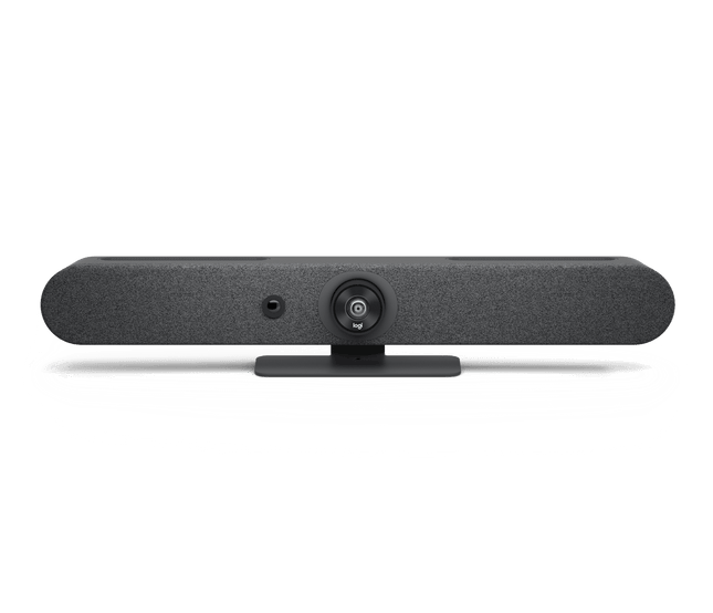 Logitech Rally Bar Mini grafito, vista frontal