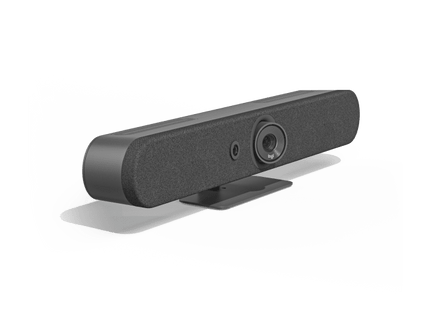 Logitech Rally Bar Mini grafito, vista lateral