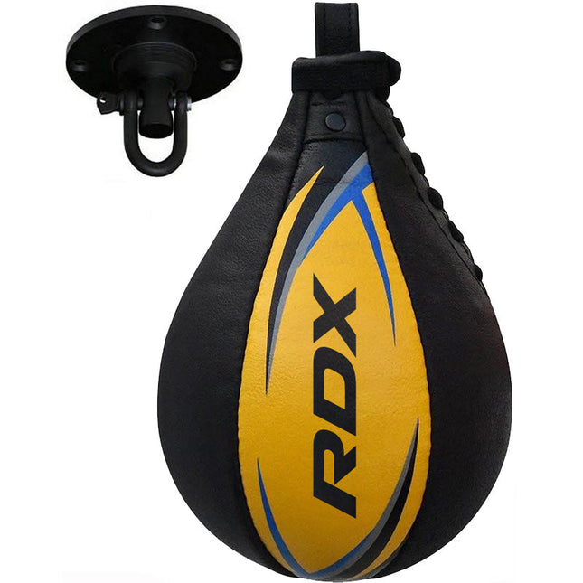 RDX Pelota de Velocidad Amarilla/Azul - vista frontal