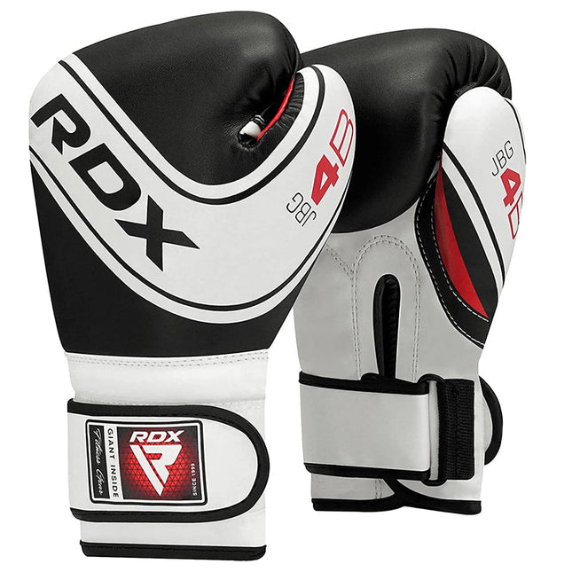 RDX Guantes de Boxeo Infantiles Blancos - vista frontal