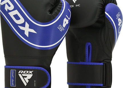RDX Guantes de Boxeo Infantiles Azules - vista frontal
