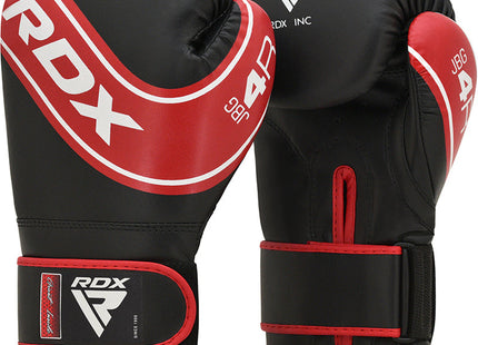 RDX Guantes de Boxeo Infantiles Rojos - vista frontal