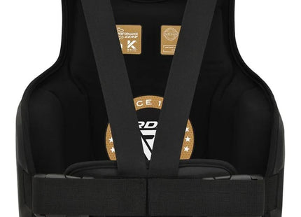 RDX Peto Protector de Entrenador Negro/Dorado, F6M Kara