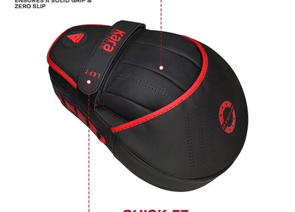 RDX Almohadillas Focus Negro/Rojo, F6 Kara