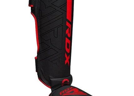 RDX Espinilleras con Empeine MMA Negro/Rojo, F6 Kara