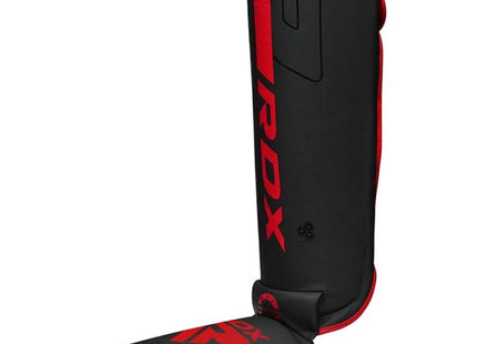 RDX Espinilleras con Empeine MMA Negro/Rojo, F6 Kara