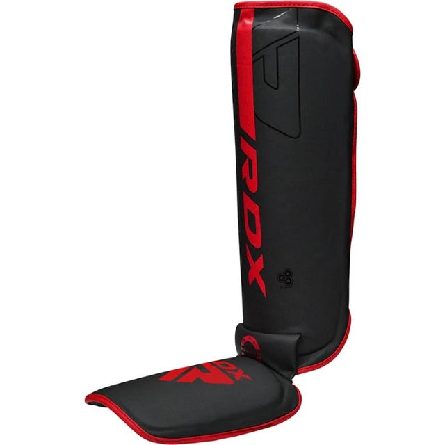 RDX Espinilleras con Empeine MMA Negro/Rojo, F6 Kara