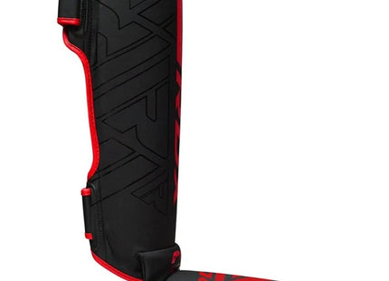 RDX Espinilleras con Empeine MMA Negro/Rojo, F6 Kara