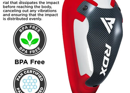 RDX Copa Protectora de Gel Roja/Blanca, GCX-NRW
