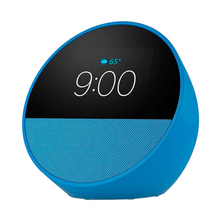 Amazon Echo Spot 2024 | Reloj Inteligente con Alexa | Alarma | Pantalla LED