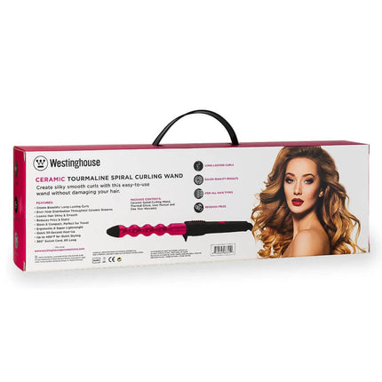 Ondulador de Cabello Westinghouse WH1132 | Cerámica | 110V | Calentamiento Rápido | Ondas Suaves y Duraderas