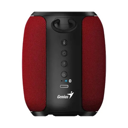 Parlante Genius SP-915BT | Bluetooth | Potencia 5W | Batería recargable | Sonido estéreo | Color Rojo