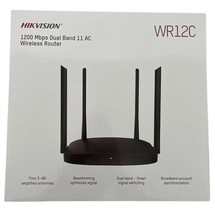 Router Inalámbrico Hikvision DS-3WR12C | 5GHz AC1200 | Doble Banda