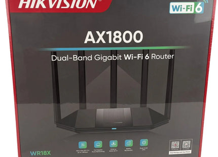 Router Inalámbrico Hikvision DS-3WR18X | 5GHz | Wi-Fi 6 | Doble Banda