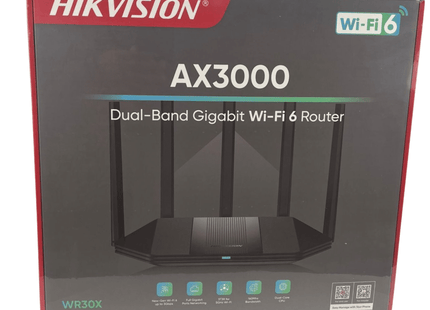 Router Inalámbrico Hikvision DS-3WR30X | 5GHz | Wi-Fi 6 | Doble Banda