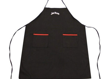 JIMBEAN delantal parrillero unisex JB0112, vista frontal con bolsillo y logo bordado