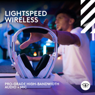 Headset Logitech A50 X Lightspeed Wireless Gaming + Base Station | Sonido Dolby Atmos | Conectividad inalámbrica