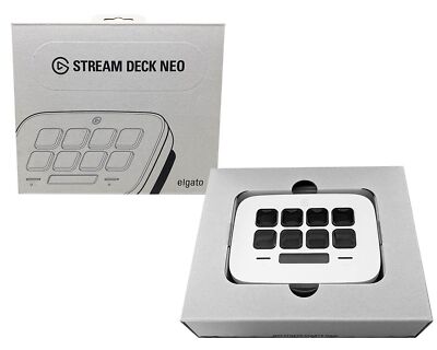 Teclado Streaming Elgato Stream Deck Neo | 8 Teclas | USB-C 2.0 | 10GBJ9901