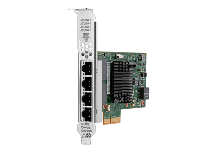 HPE adaptador Ethernet 1Gb de 4 puertos BASE-T (imagen genérica de referencia)