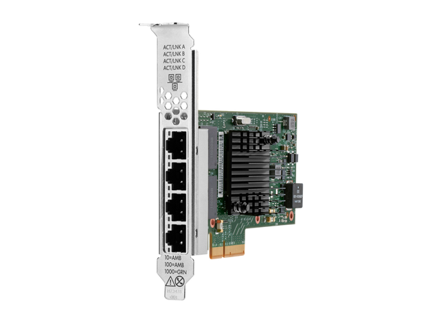 HPE adaptador Ethernet 1Gb de 4 puertos BASE-T (imagen genérica de referencia)