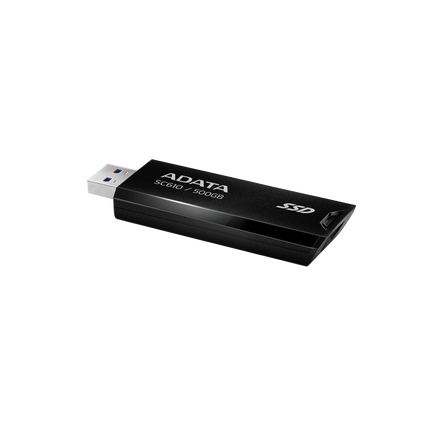 Unidad SSD Externa ADATA SC610 | 2TB | USB 3.2 Gen2 | Negro