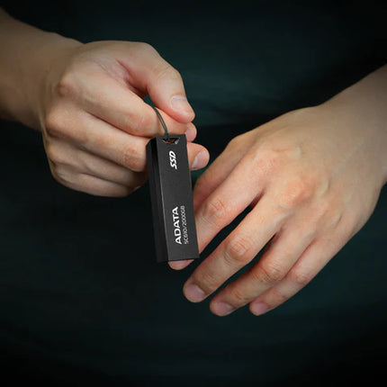 Disco Duro Externo ADATA SC610 SC610-500GB-CBK/RD | 500GB | SSD | USB 3.2 Gen 2 | Tipo-C | Negro