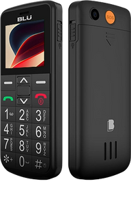 Blu Celular Básico 4G VGA Negro, JOY 4G