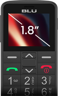 Blu Celular Básico 4G VGA Negro, JOY 4G
