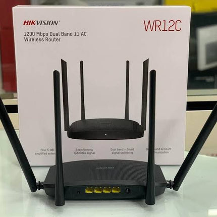 Router Inalámbrico Hikvision DS-3WR12C | 5GHz AC1200 | Doble Banda
