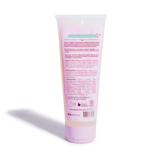 KABA Shampoo Revitalizante 230 ml - parte trasera
